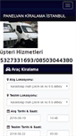 Mobile Screenshot of panelvankiralamaistanbul.com